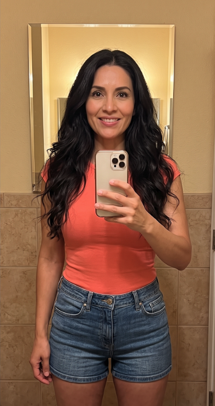 Melissa at month 5 of the program