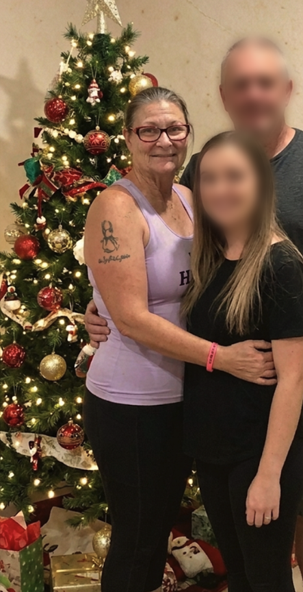 Sarah at month 11 of the program, at 168 lbs