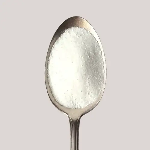 Кофеїн порошок фото в ложці, студійна зйомка, білий порошок