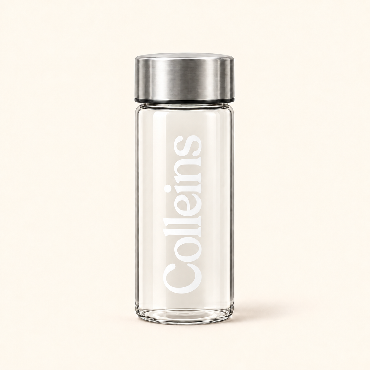 Colleins glazen shaker fles