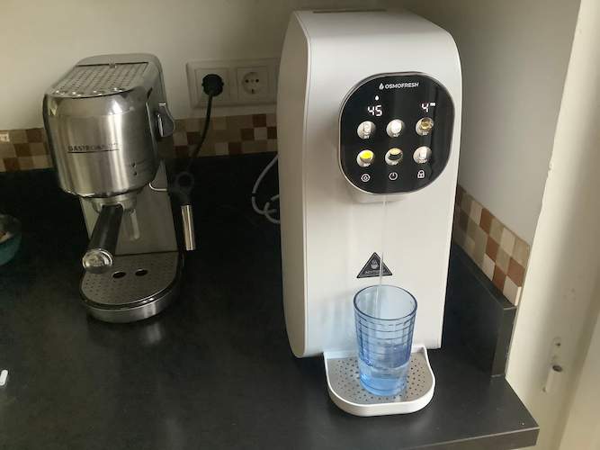 Kundenbewertung von der Wasserfilteroase über die Quella Pro Weiß Osmoseanlage von Osmofresh