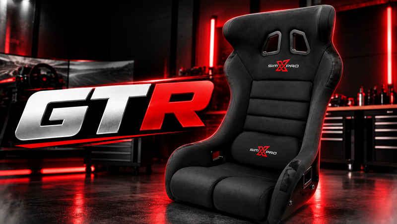 Video thumbnail for SimXPro GTR Seat, Sim Racing Bucket Seat Showcase