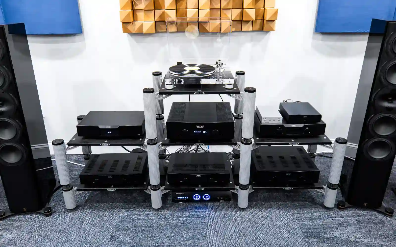 Two-channel listening room