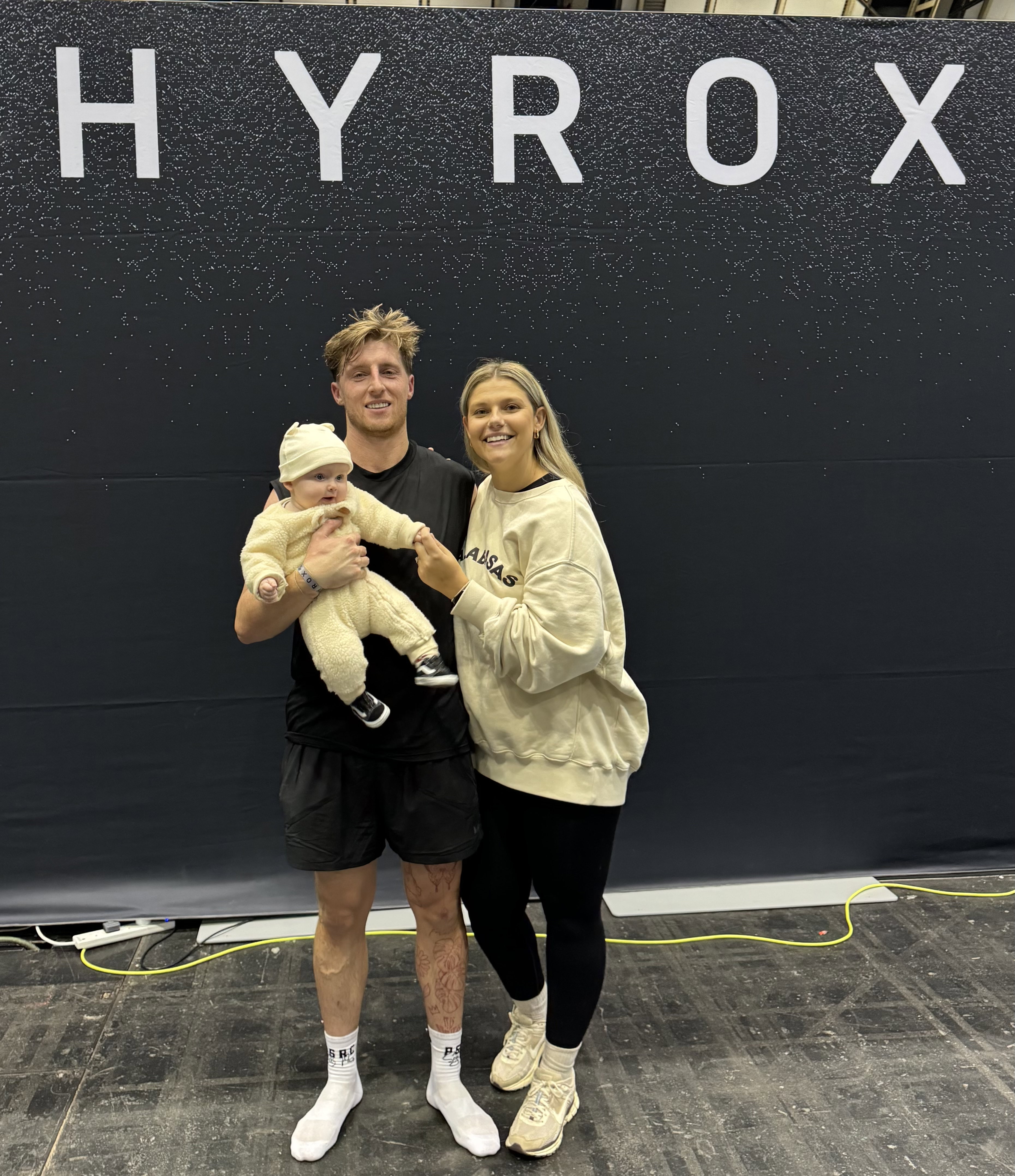 Tom, Interval founder, racing at Hyrox