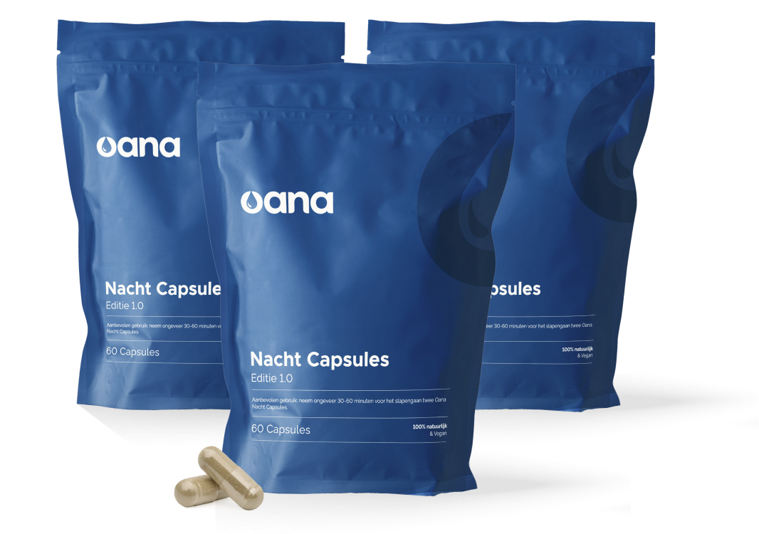 Oana nachtcapsule Oana slaapcapsule 100% natuurlijk slaapsupplement