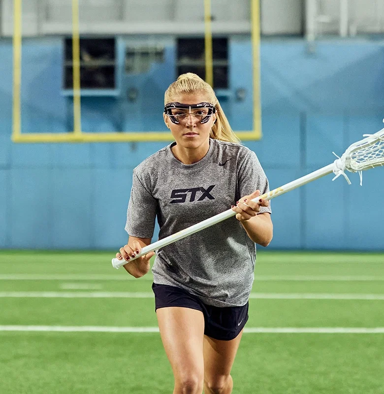 chloe humphrey holding lacrosse stick