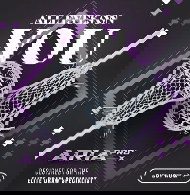 aria pro x women's lacrosse draw stick