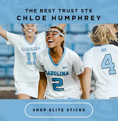 chloe humphrey in uniform playing lacrosse