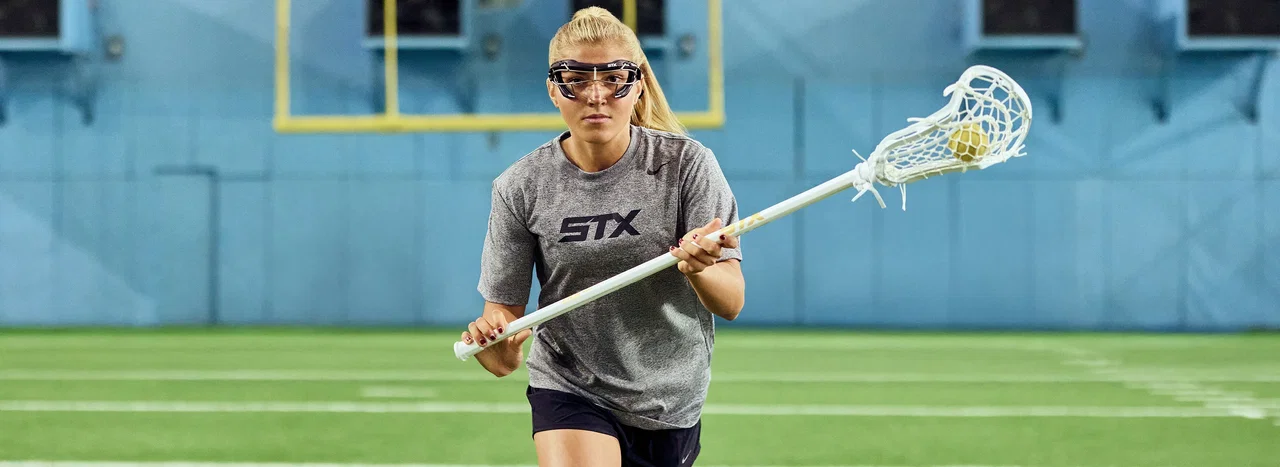 chloe humphrey holding lacrosse stick