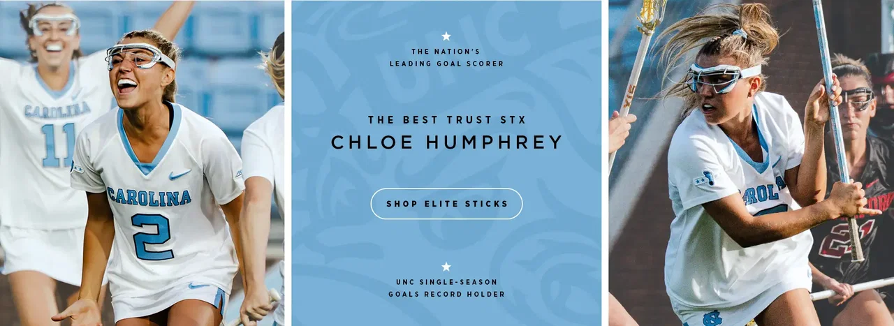 chloe humphrey in uniform playing lacrosse