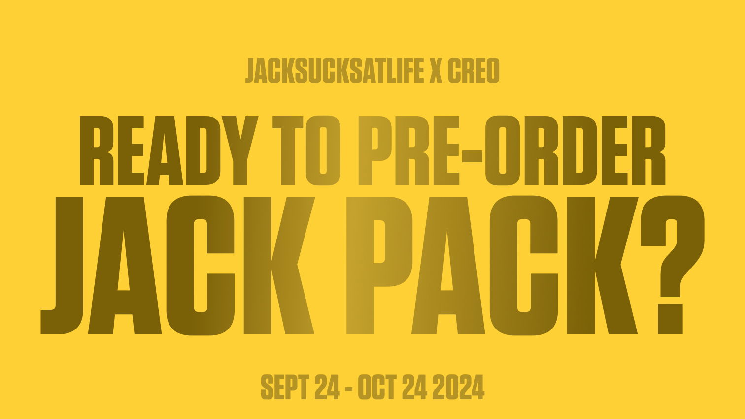 Shop Jack Pack – CREO