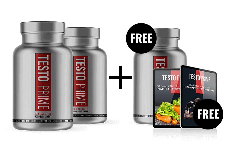 Two bottles of TestoPrime and one free