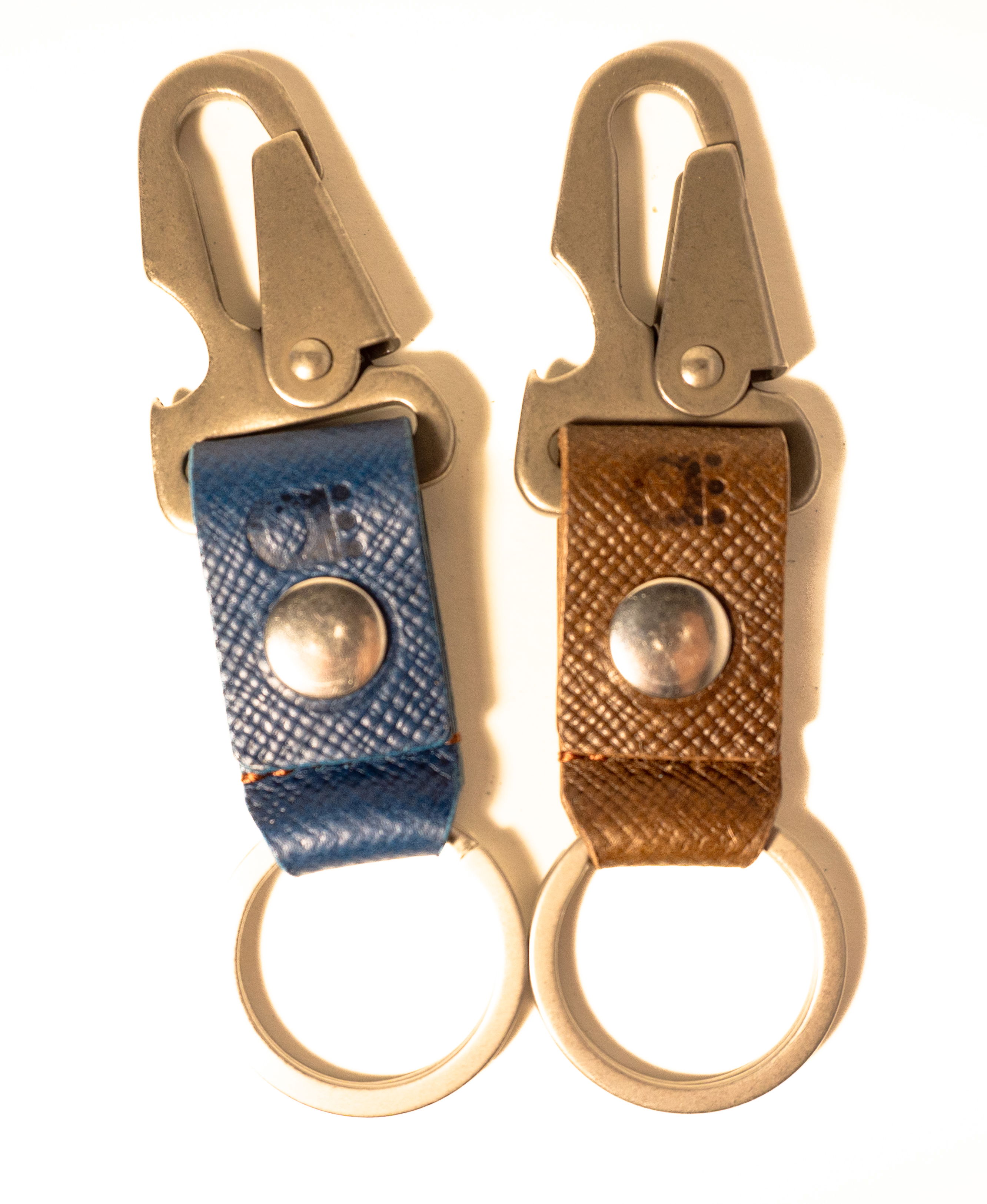 custom leather keychain
