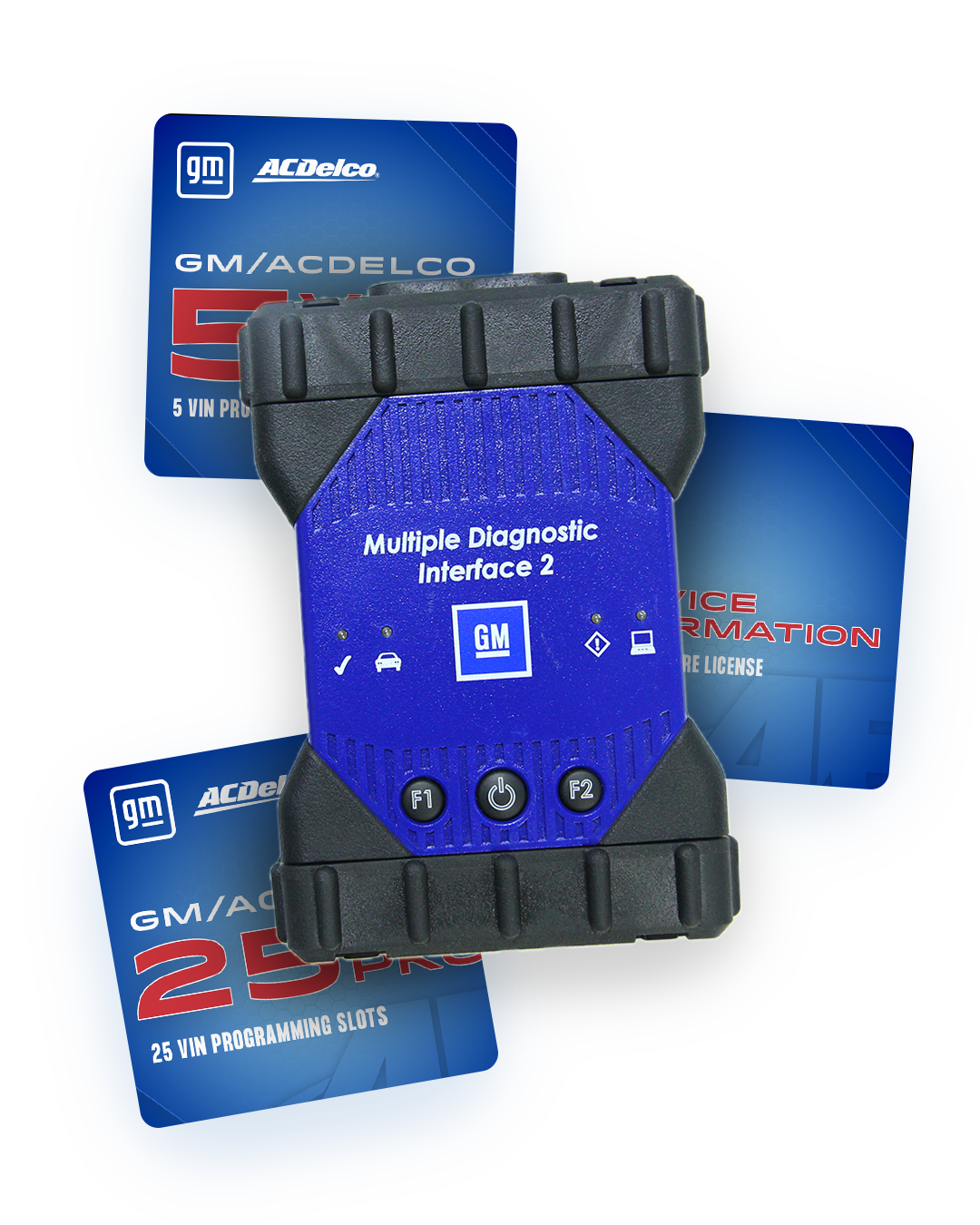 GM MDI 2 diagnostic tool on top of GM Techline and GSI software