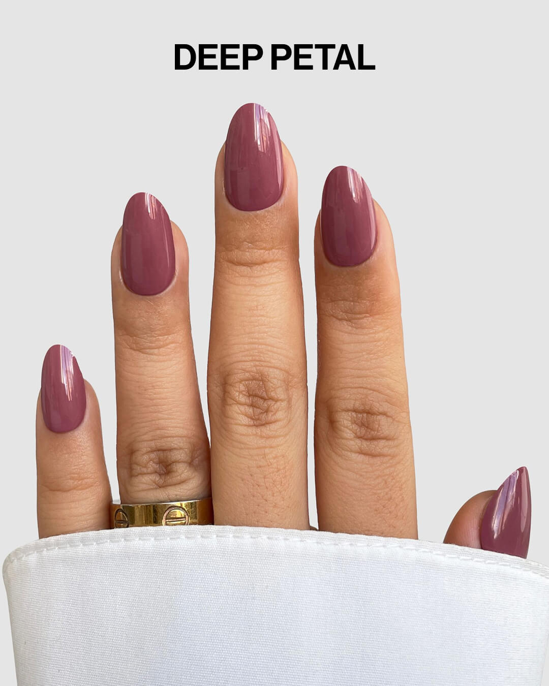 Deep Petal gel nail wraps