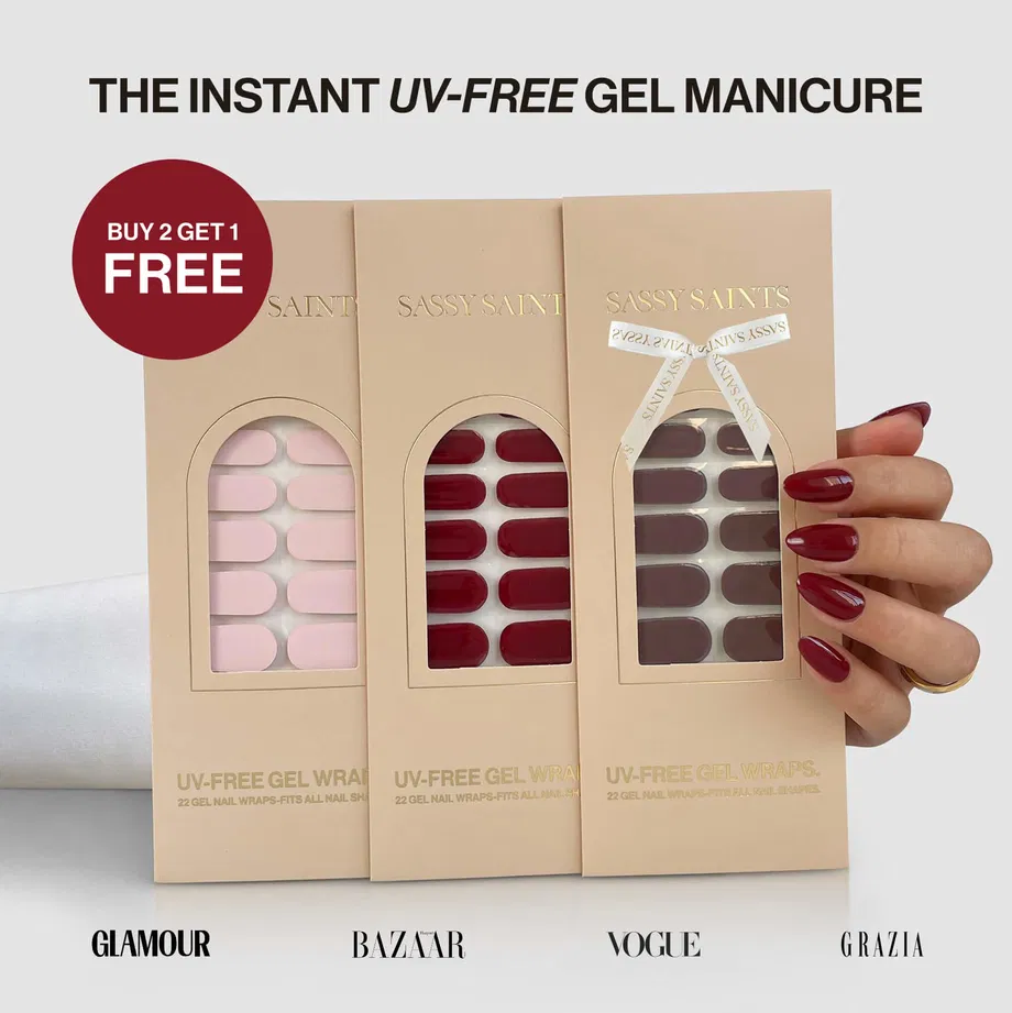 Sassy Saints UV-free gel manicure offer