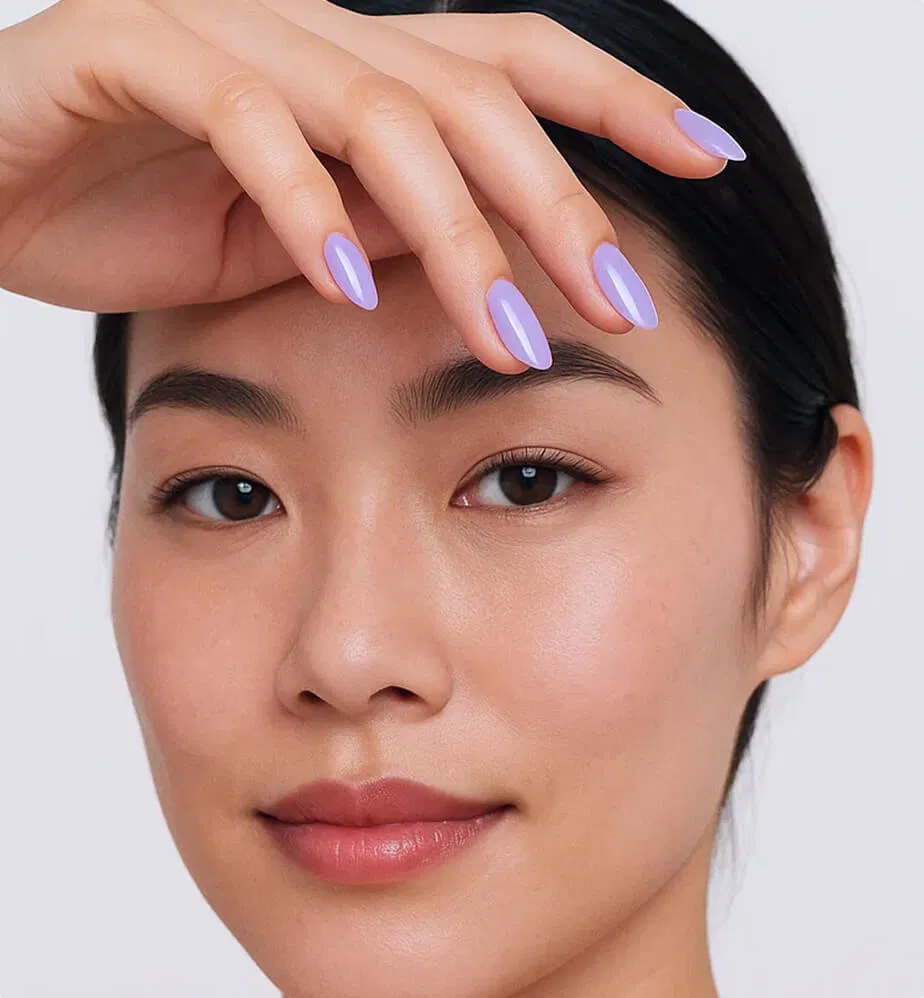 Gel nail wraps application