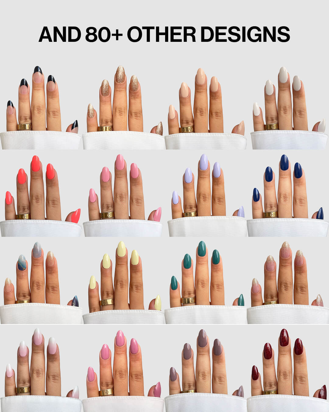 And 80+ other gel nail wrap designs