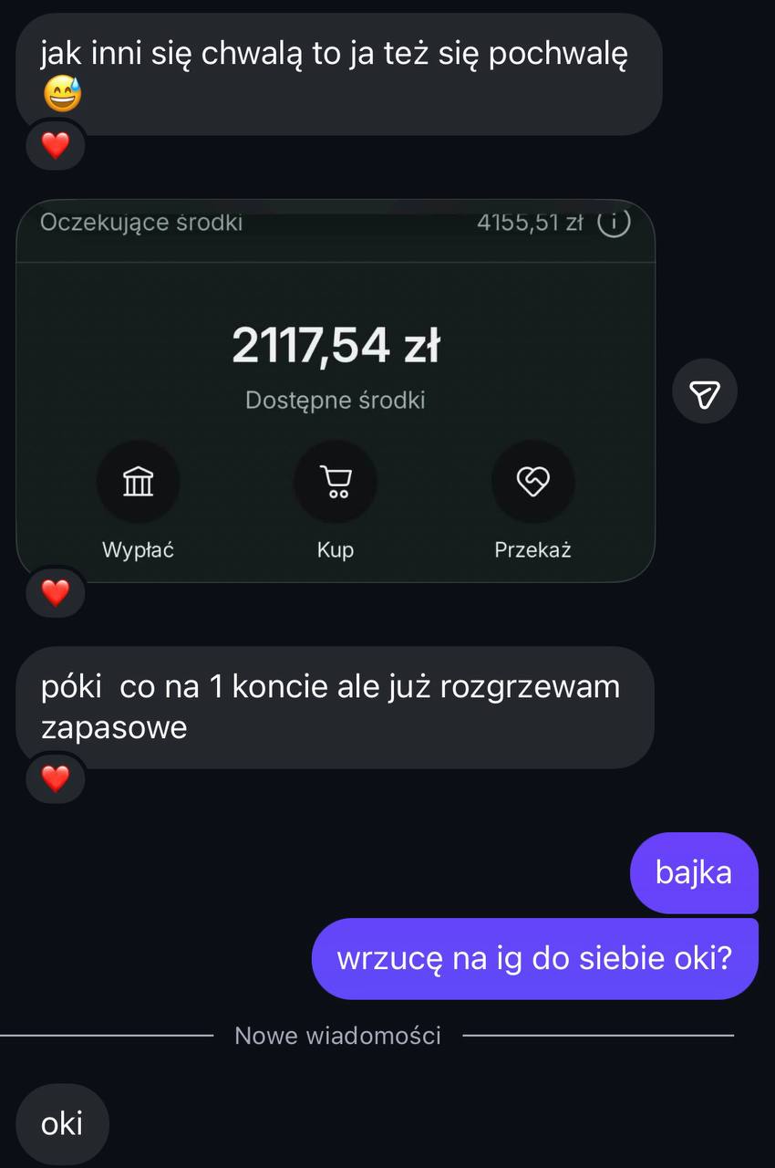 Wiadomość od kursanta Vinted Masterclass nr 7