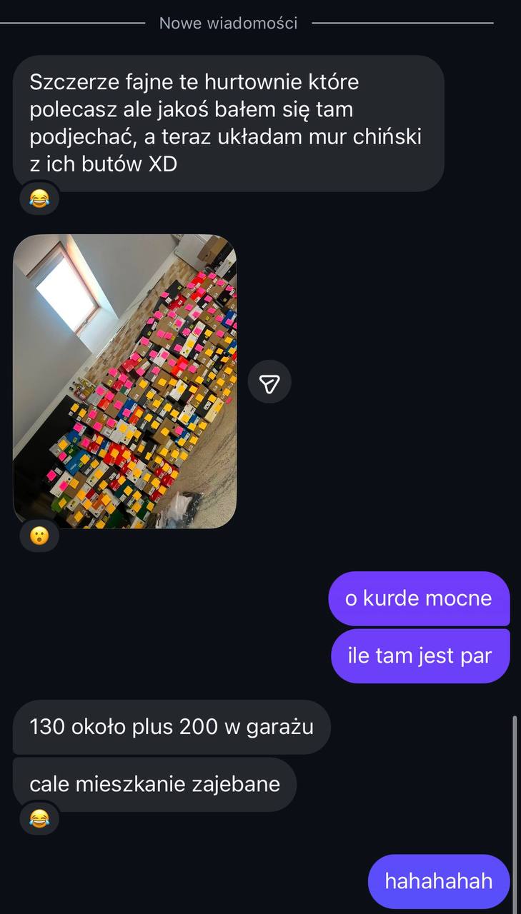 Wiadomość od kursanta Vinted Masterclass nr 2