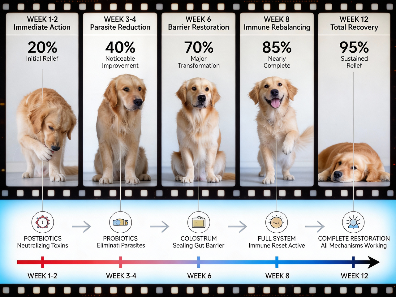 Timeline of results