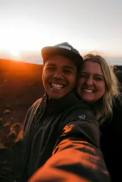 couple at sunset