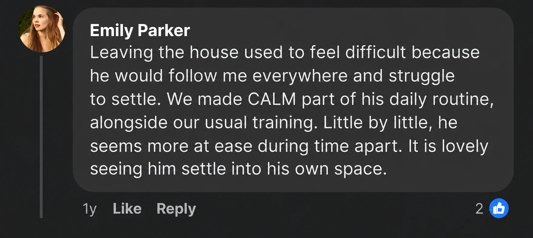 Customer testimonial screenshot 3 — replace with your own image