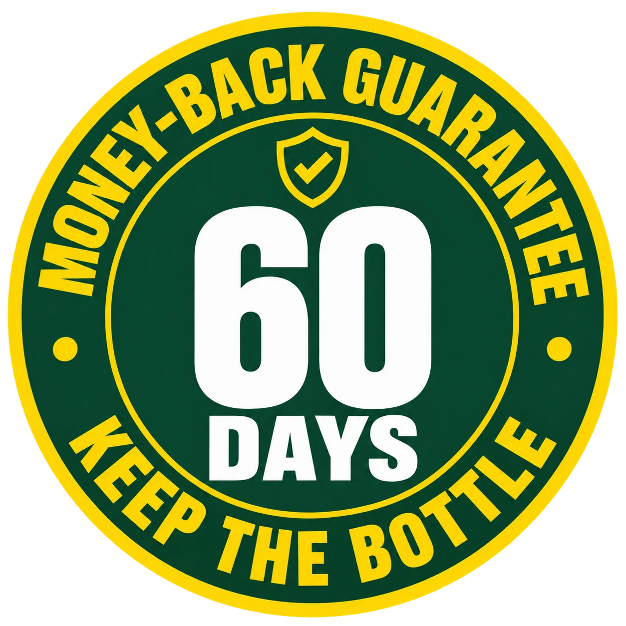 60-day guarantee promo badge