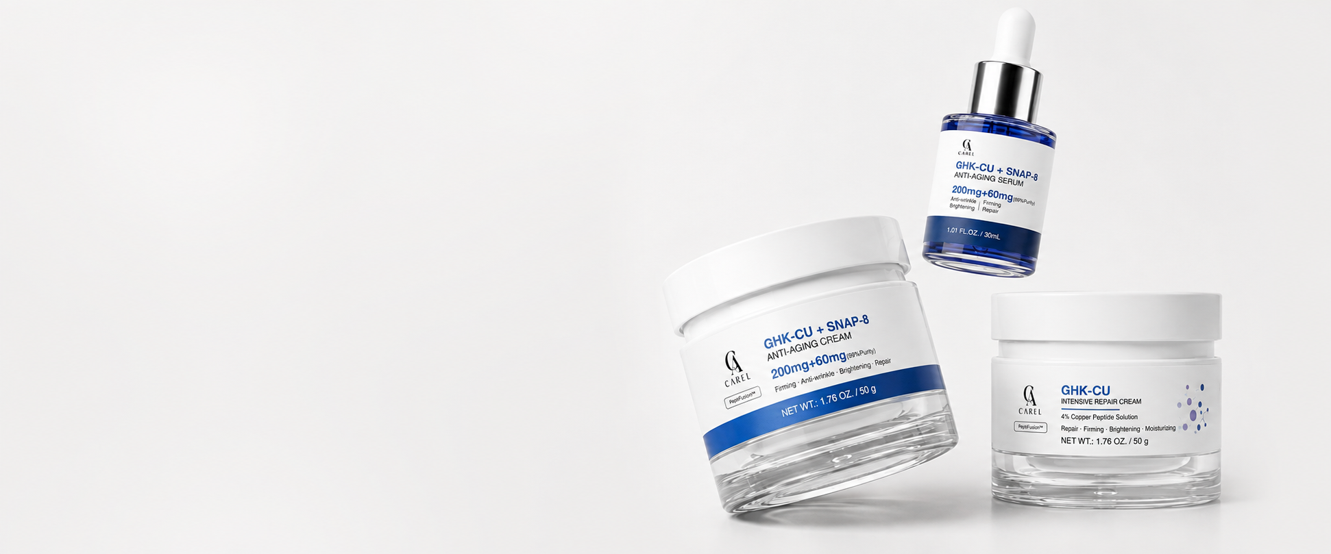 snap 8 and ghk cu cream GHK-CU+SNAP-8 balanced formulation for visible GHK-CU 50MG 10-Pack Value not for human use Size:20mL
