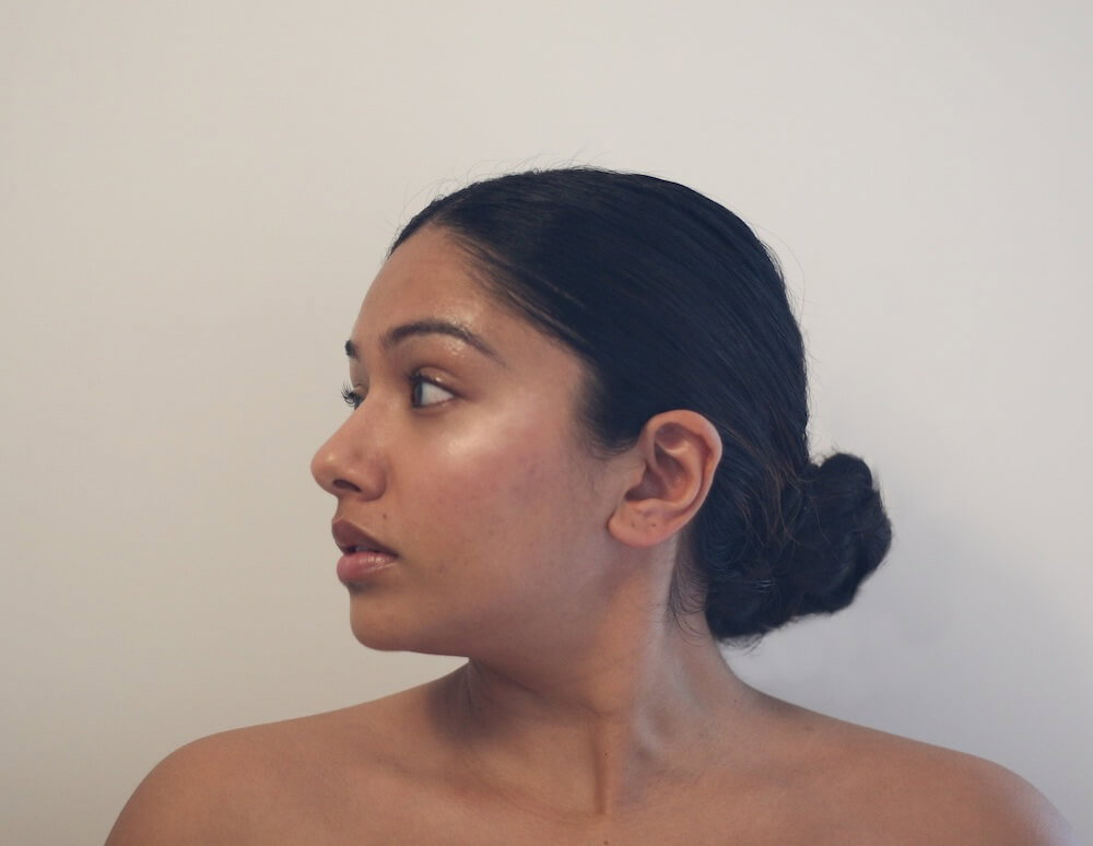 Close-up of smooth, hydrated lips after four weeks of use