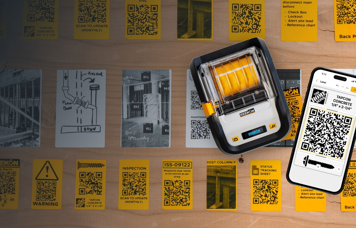 Tools Repead Portable Construction Label Printer - P1L Tagger — REEKON Tools