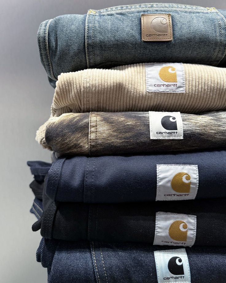Folded Carhartt WIP pieces