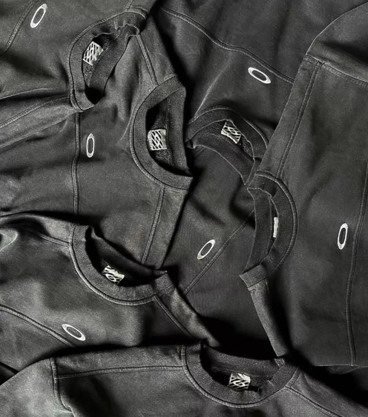 Folded Oakley pieces