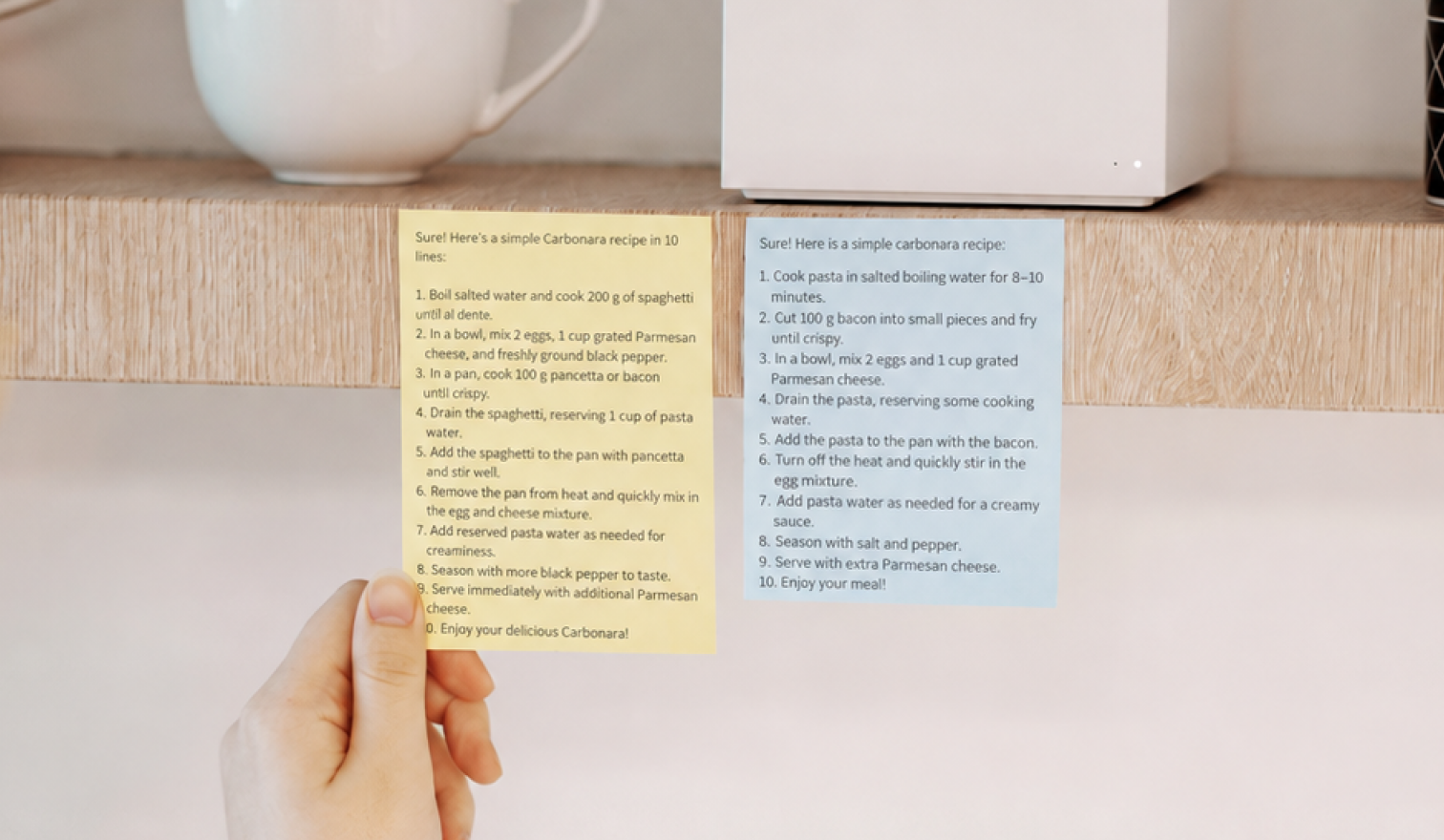 Printed adhesive sticky notes and labels