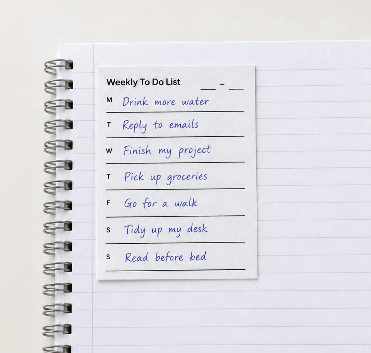 Decorative stickers in a planner and journal