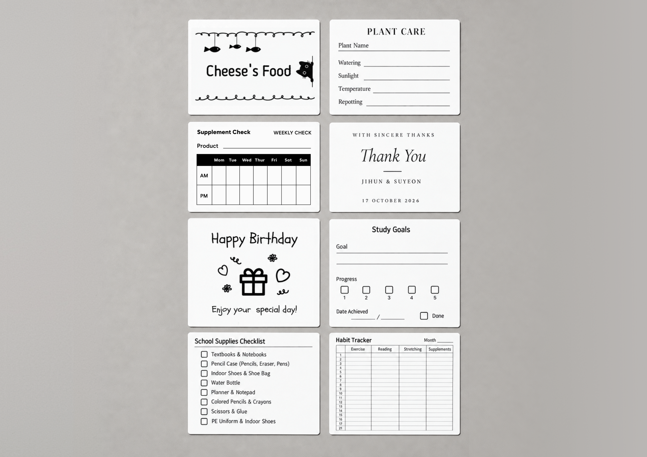 Creative labels and stickers made with Nemonic