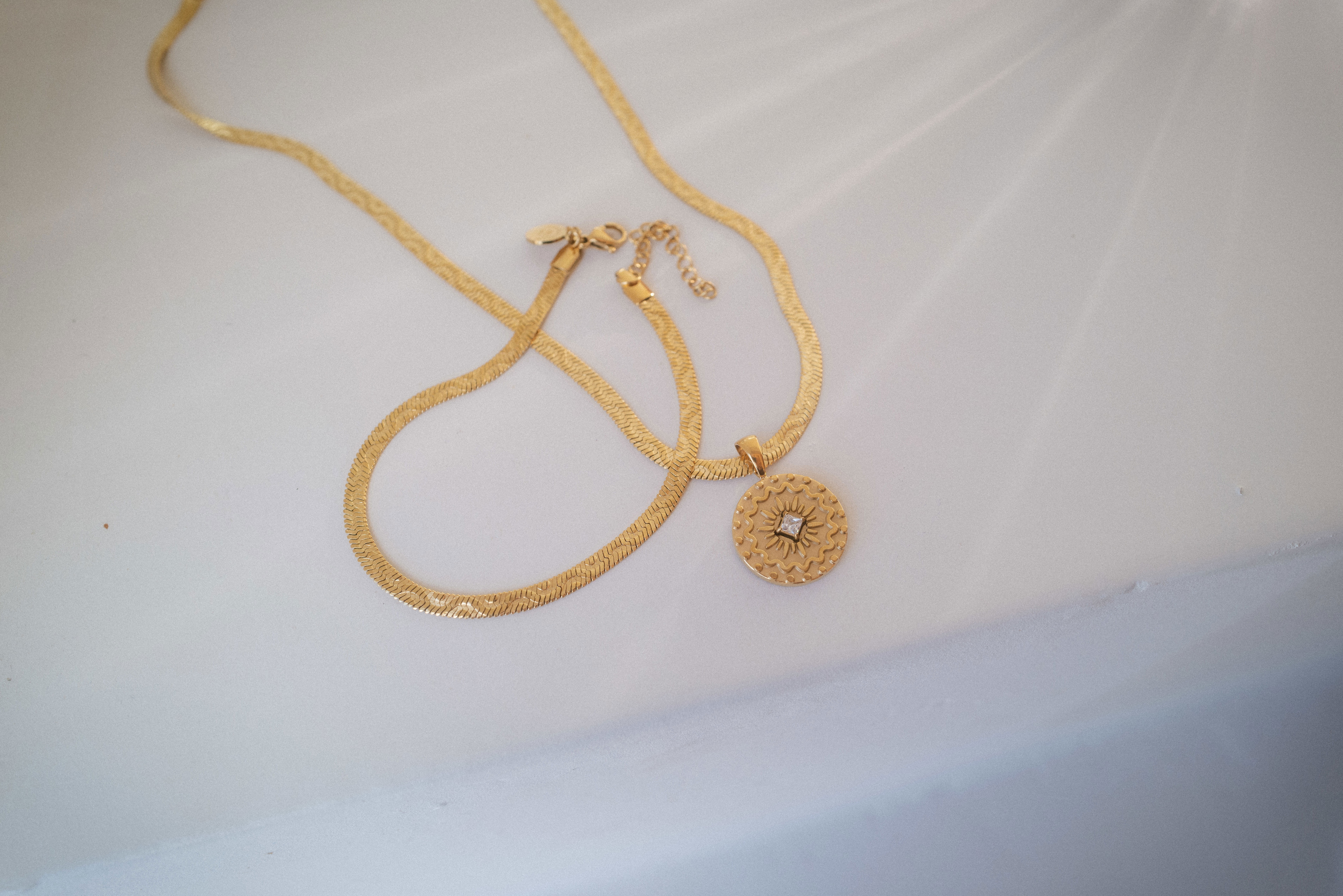PURELEI® Link Collana Basic - Design Senza Tempo In Oro/argento/oro Rosa - Gioiello Essenziale Di Alta Qualità