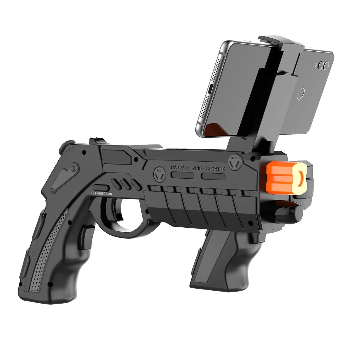 Manette NEXGRIP X1 avec un smartphone fixé sur son support