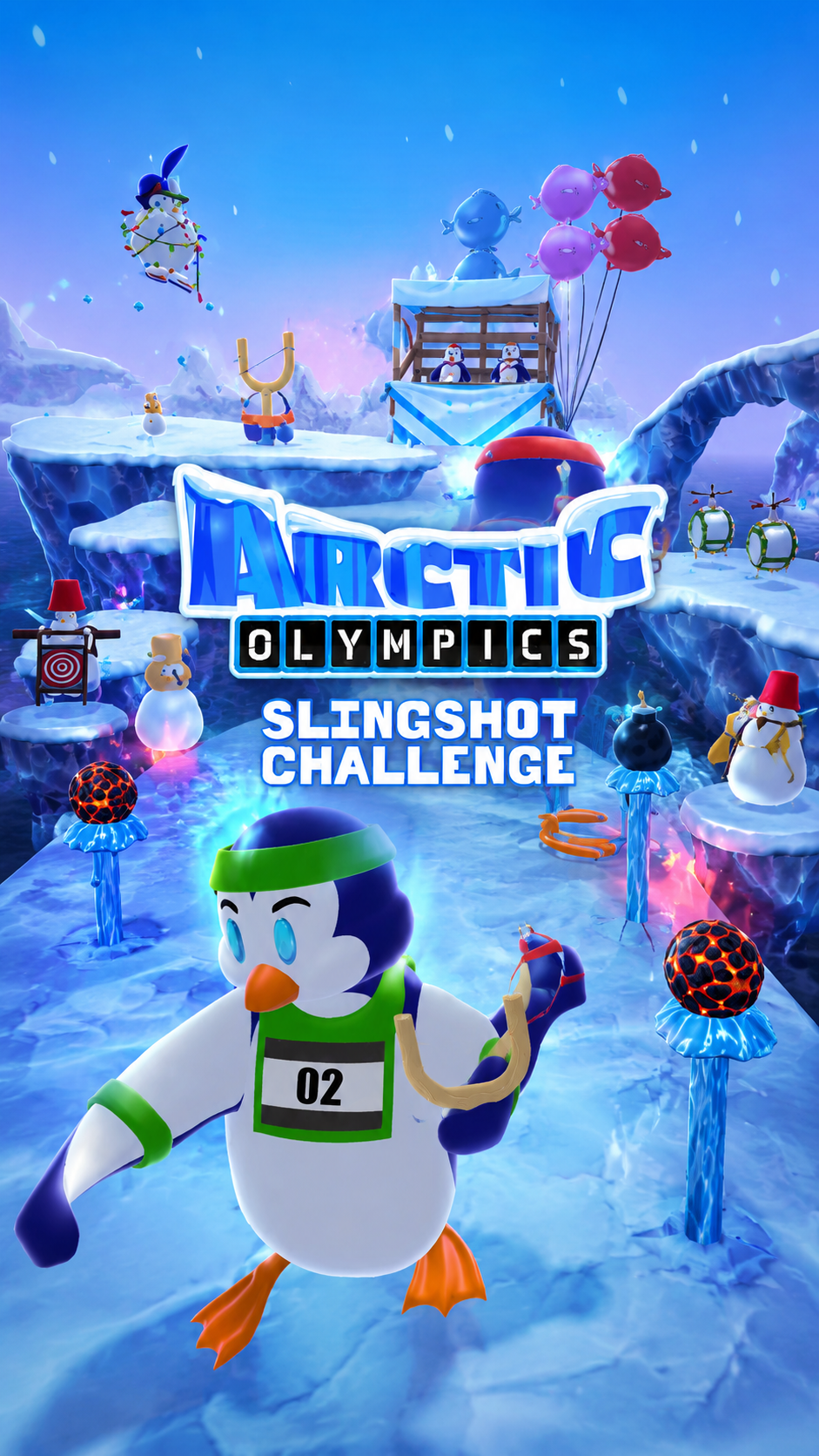 Arctic Olympics – Slingshot Challenge game art