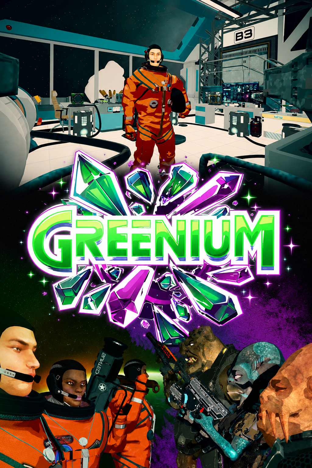 Greenium game art