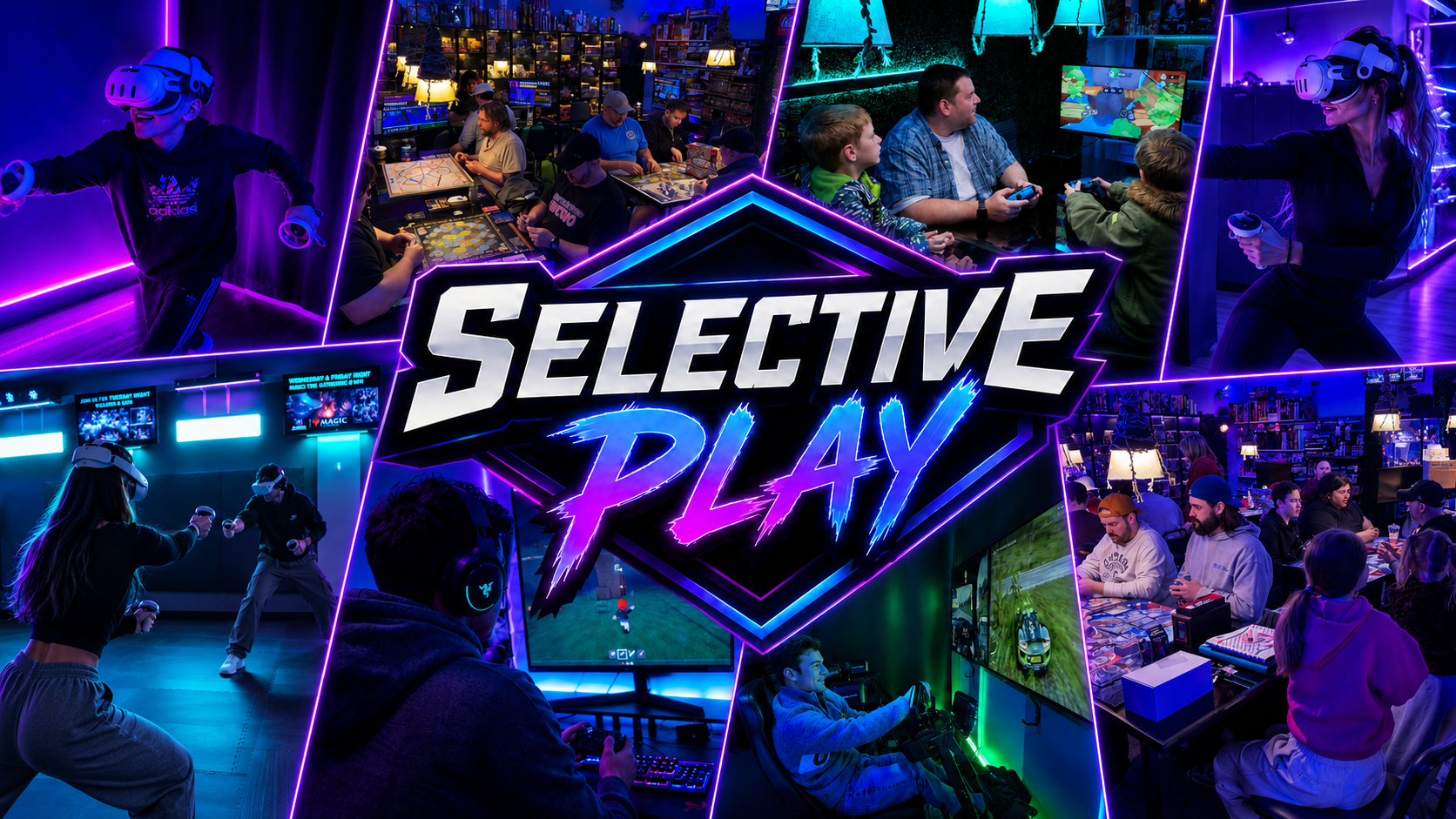 Selective Play – VR, PC, console, racing sims and tabletop gaming at Soulvaria