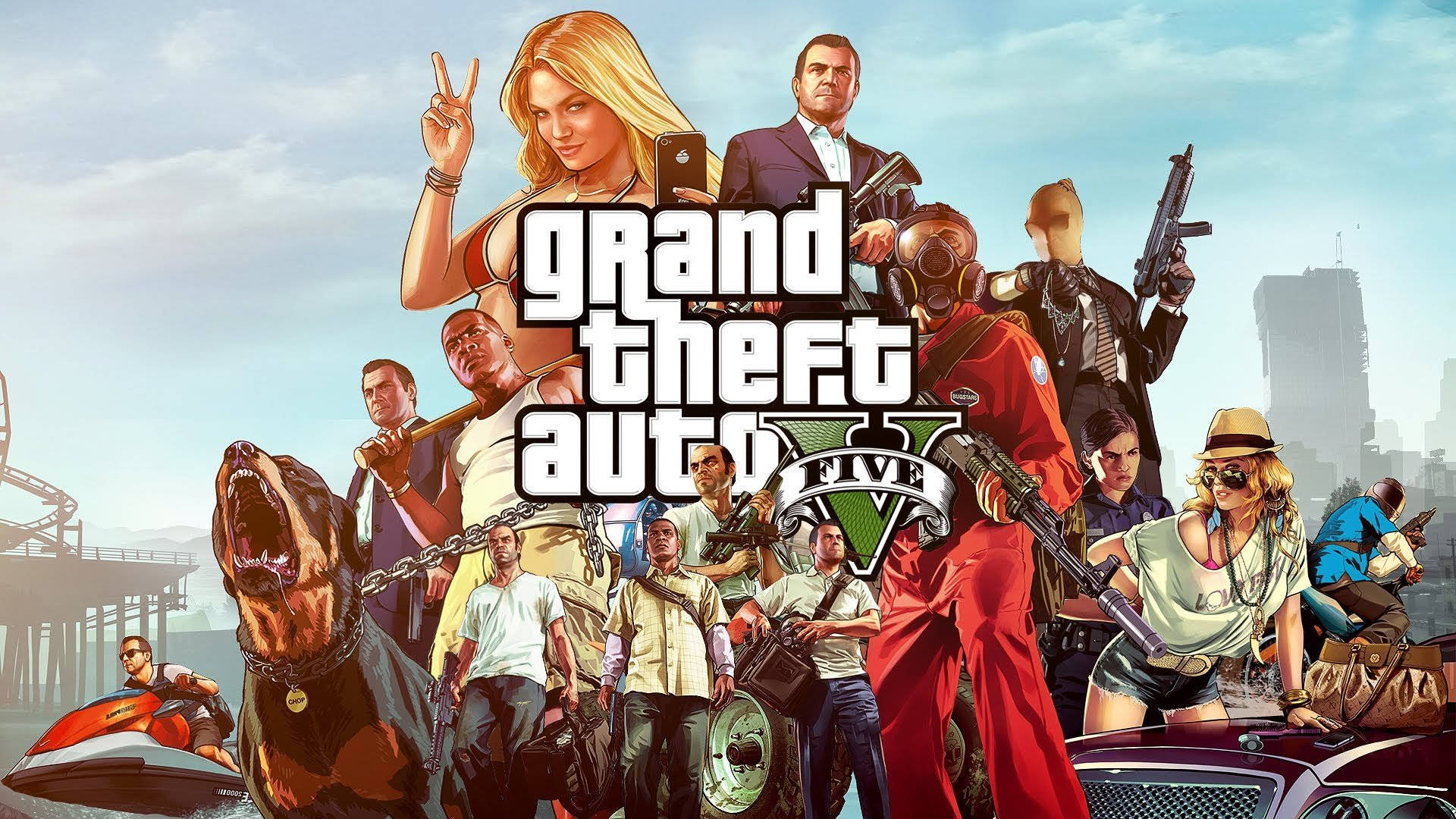 Grand Theft Auto V cover art