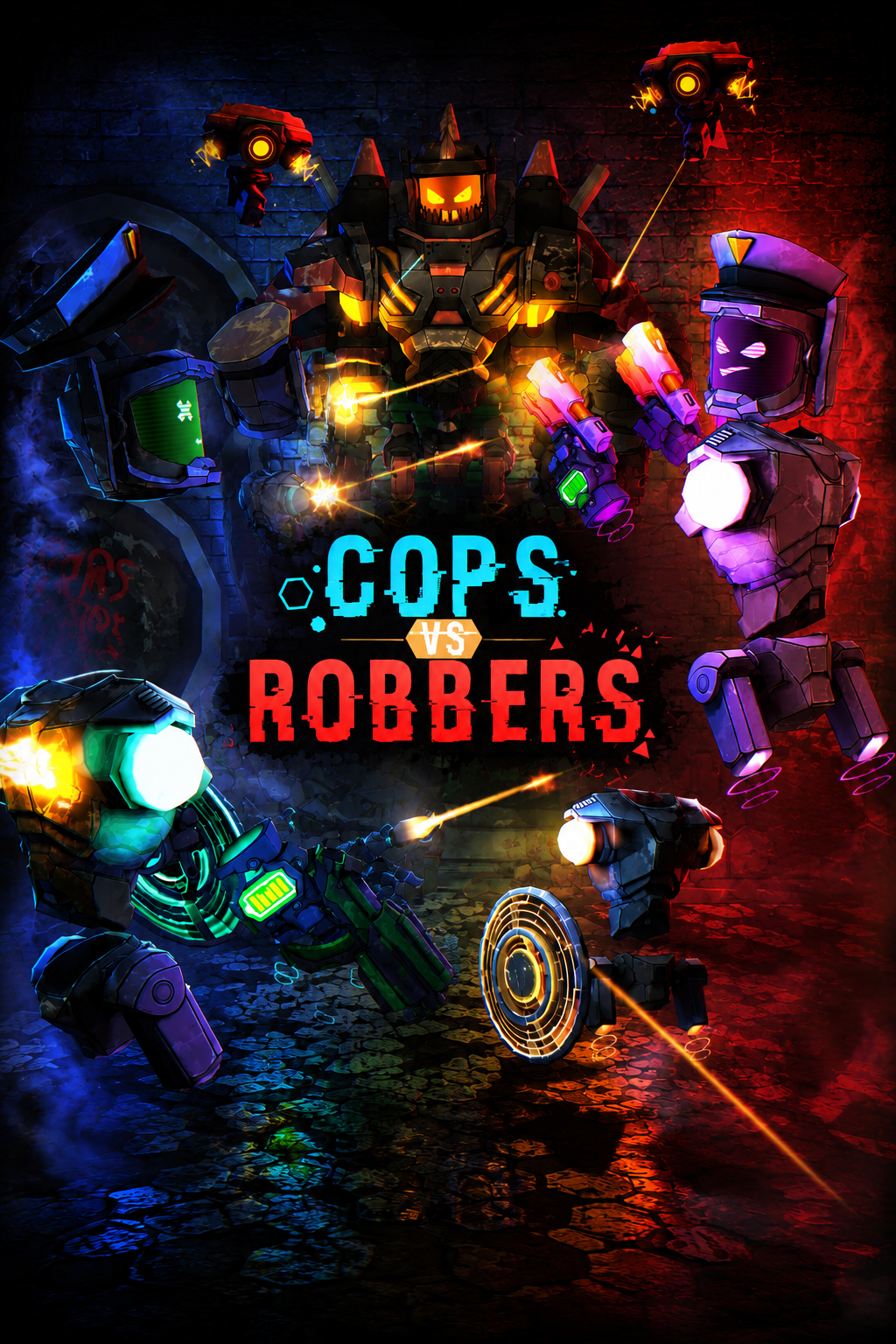 Cops vs Robbers game art