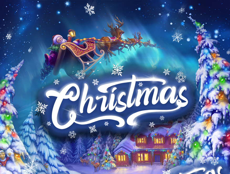 Christmas VR escape room artwork