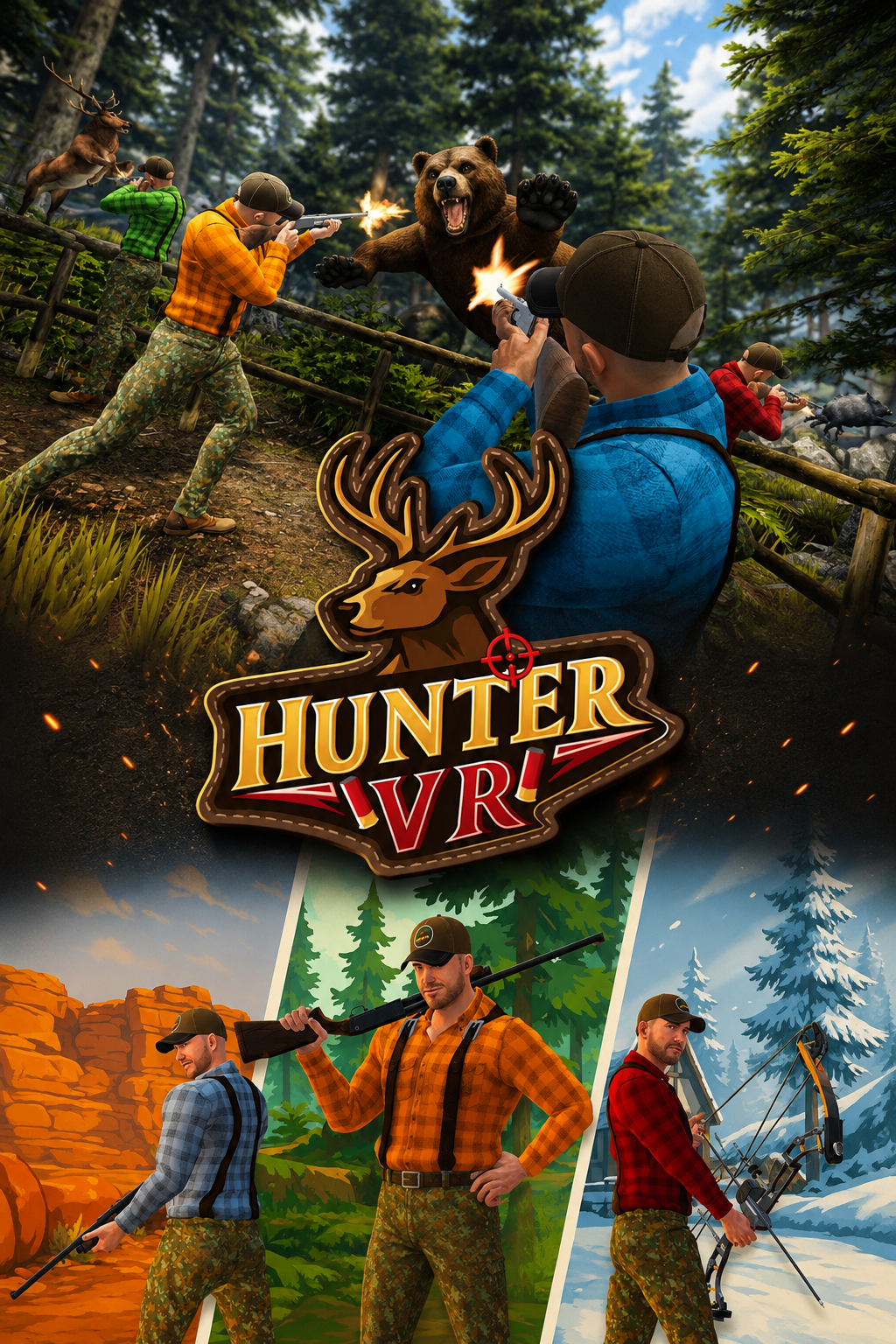 Hunter VR game art