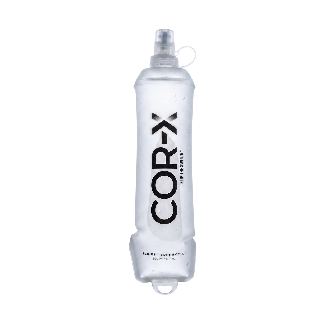 COR-X športová mäkká fľaša soft flask 500ml na beh a tréning, biela farba