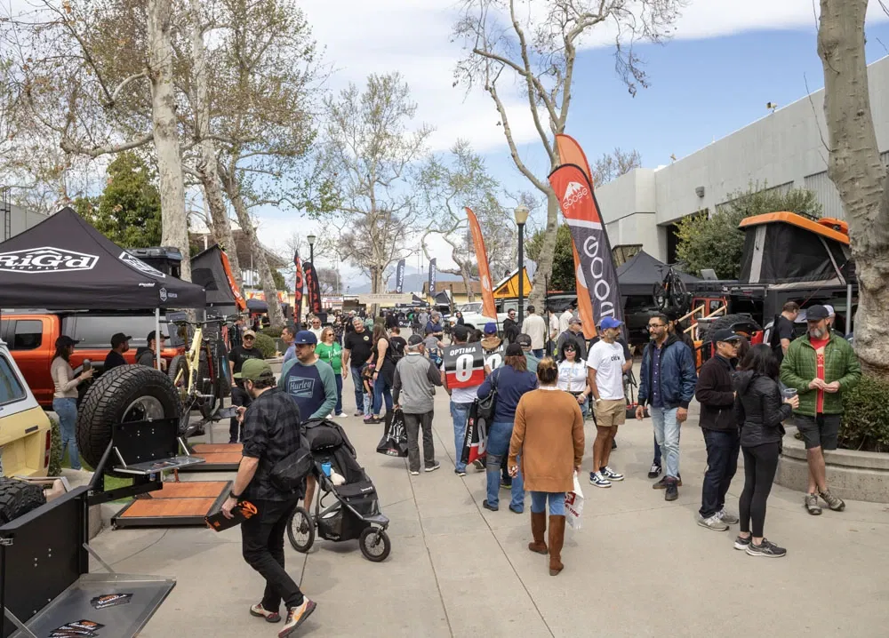 Crowd of people attending CA Overland Adventure & Power Sports Show