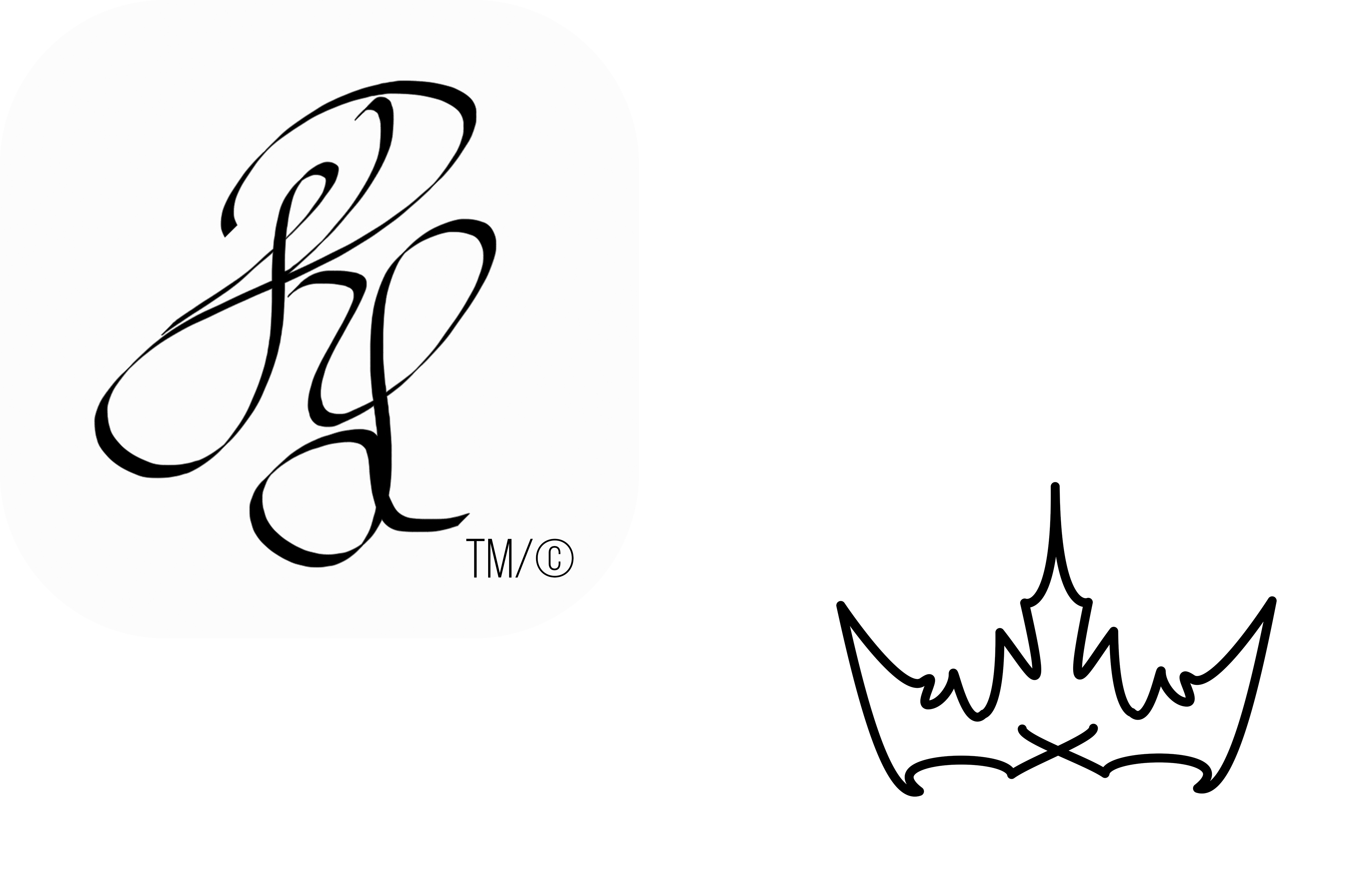 Kristiyan-Daniel CROWN logomark with “kd” infinity-loop signature