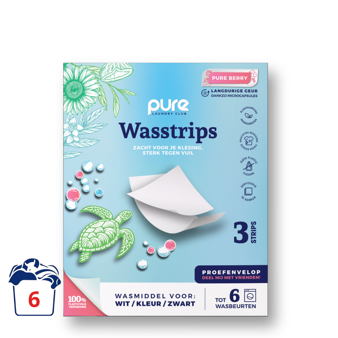 Wasstrips proefenvelop Pure Berry