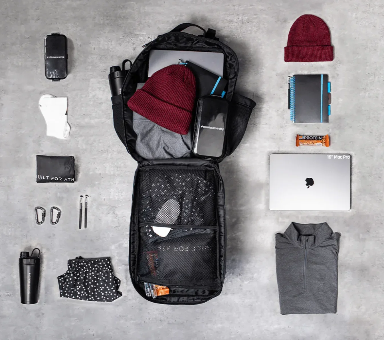 25L Small Black & Pink Fitness & Gym Backpack Bag – Built for Athletes™